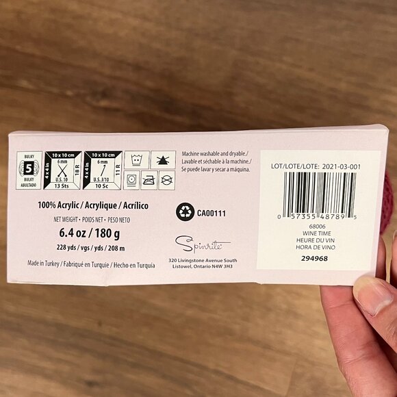 NEW Caron Colorama O'Go Yarn Red Colorway - Picture 6 of 8